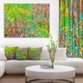 thumbnail image 1 of Colorful Textured Flowerbed - Floral Art Canvas Print, 1 of 3