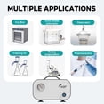 thumbnail image 5 of LAB FISH 30L/min Oil-Free Diaphragm Vacuum Pump with Pressure Gauge, Dual Use for Vacuum & Blowing, Adjustable 0-0.085MPa, for Lab Filtration, Research, Industry, 5 of 7