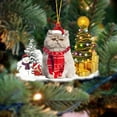 thumbnail image 1 of Fiudx Liquidación de ahorros de verano Adorno navideño, bonito adorno para árbol de Navidad, regalo para colgar en el árbol de Navidad, decoración para fiestas, 1 of 2