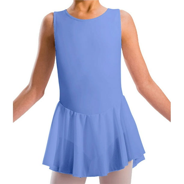 Motionwear Motionwear Women's Tank Sheer Skirted Leotard XL PURPLE