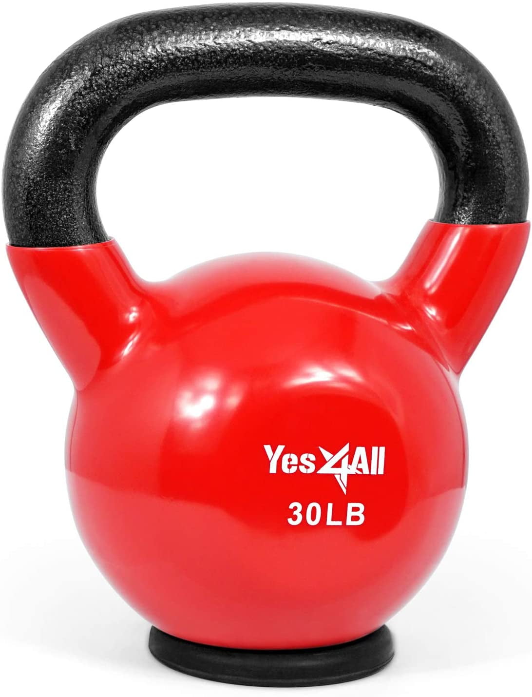 45 Pound Total weight CAP Barbell Rubber Coated Kettlebell Set 10 lb 15 lb 20lb 