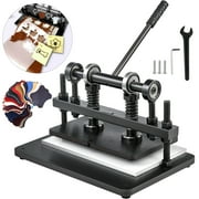 VEVOR Leather Cutting Machine 360x220mm Manual Die Cutter Max. 15 mm Leather Embossing Machine Hand Press Mold Leather Die Cut Leather Craft Cutting Machine for Various of Materials
