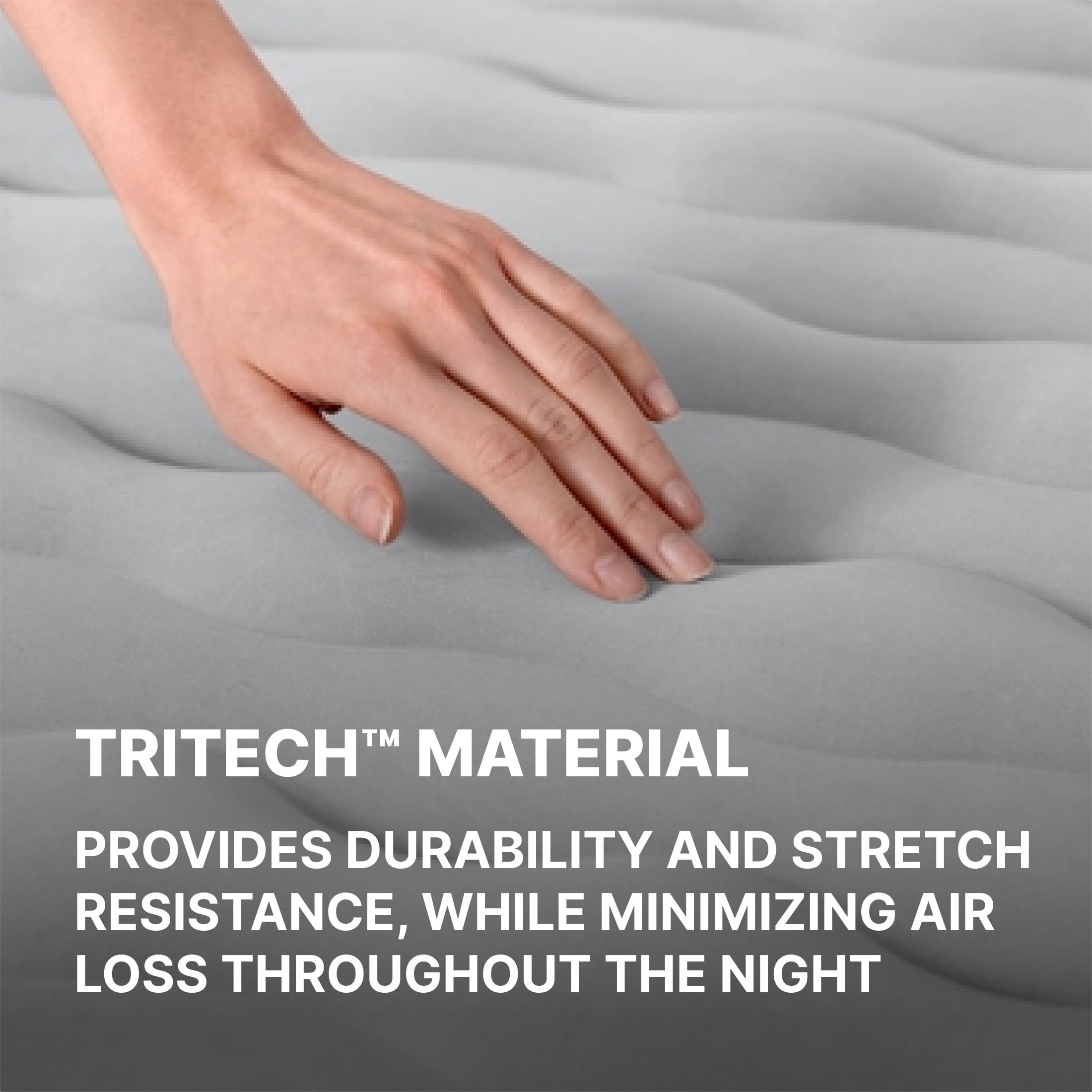 Bestway Tritech Air Mattress King 24" with Built-in AC Pump Included