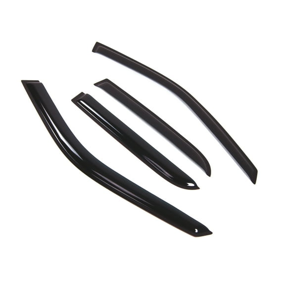 TuningPros Outside Mount Window Visor Deflector Smoke Tinted 4 Pcs Set For 2002-2006 Honda CR-V