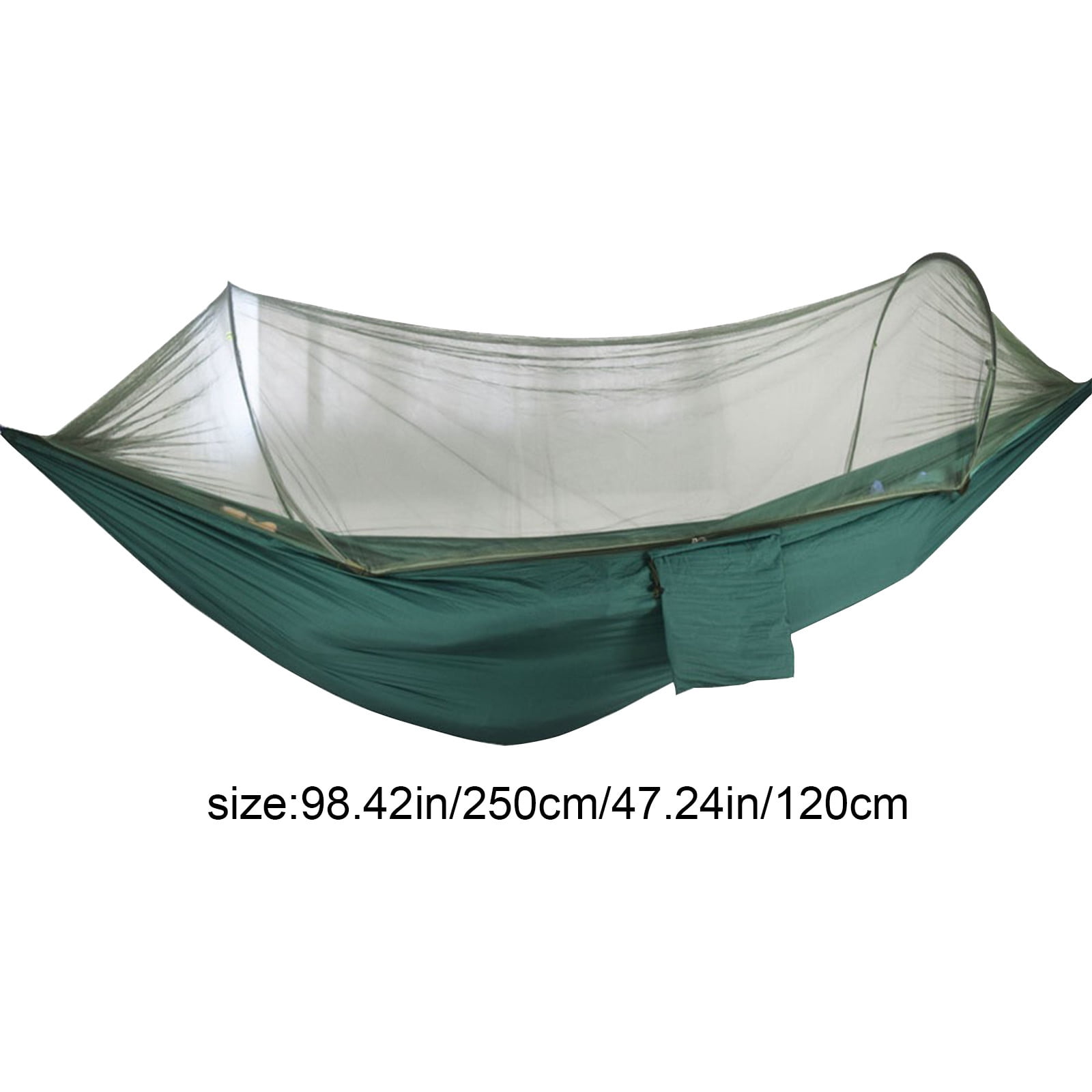 Ranliy Camping Hammock with Mosquito Net, Lightweight Hanging Hammocks Tree Straps Swing Hammock Bed for Outdoor Backpacking Backyard Hiking