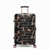 IFLY HARDSIDE FIBERTECH 24", BLACK/ROSE GOLD MARBLE