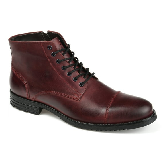 Tuck & Von Men's Lace-up Cap Toe Dress Ankle Boot