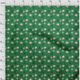 thumbnail image 3 of oneOone Polyester Spandex Green Fabric Merry Christmas Sewing Craft Projects Fabric Prints By Yard 56 Inch Wide, 3 of 4