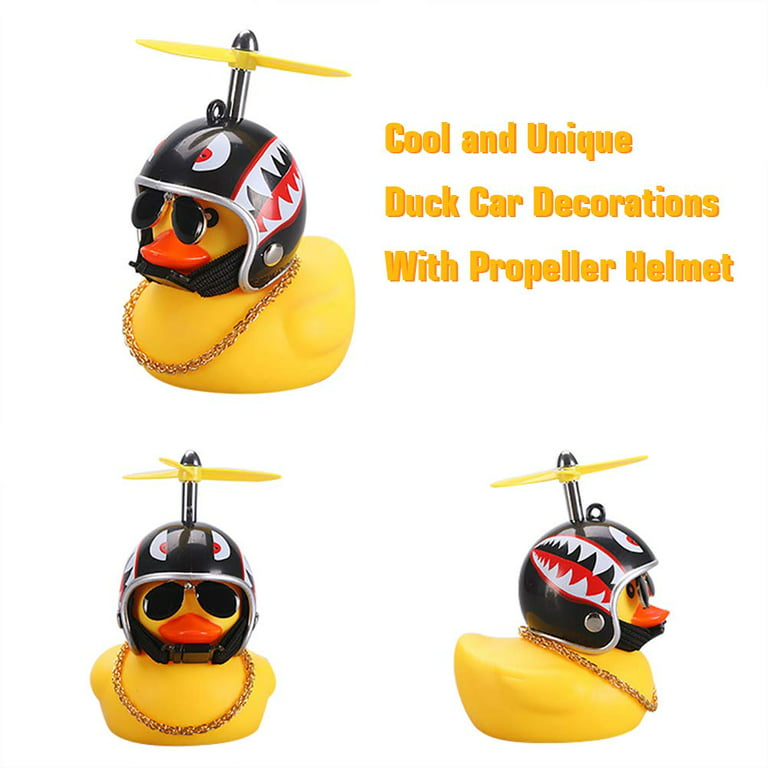 Car Duck With Love Hat Small Yellow Duck Car Lovely Cartoon Car Ornament  Car Accessories