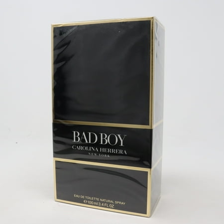Carolina Herrera Bad Boy Eau De Tette, Col. for Men, 3.4 Oz
