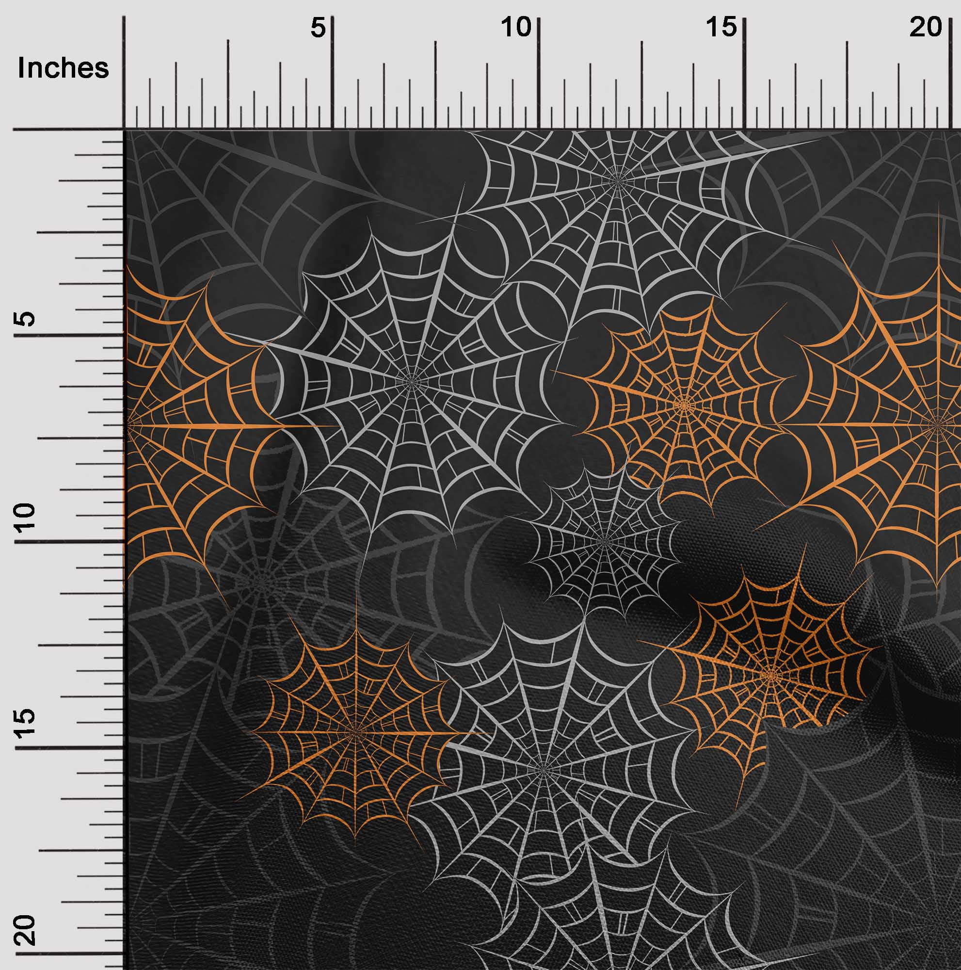 oneOone Cotton Cambric Black Fabric Halloween Quilting Supplies Print Sewing Fabric By The Yard 42 Inch Wide