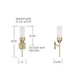 thumbnail image 4 of Capital Lighting 652411MB Devon 20" Tall Bathroom Sconce - Black, 4 of 7