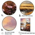 thumbnail image 3 of Designart "Delightful Sunset Blooming In Natural Harmony I" Prairies Floater Framed Wall Decor, 3 of 5