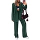thumbnail image 1 of Traje PRETTYGARDEN Blazer Oversized Verde Oscuro Pantalones de Pierna Ancha M, 1 of 8