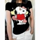 thumbnail image 3 of Camiseta de manga larga de Snoopy para mujer, camiseta con capucha de corte entallado para primavera y otoño, camiseta básica de ropa urbana para mujer, top informal, 3 of 5