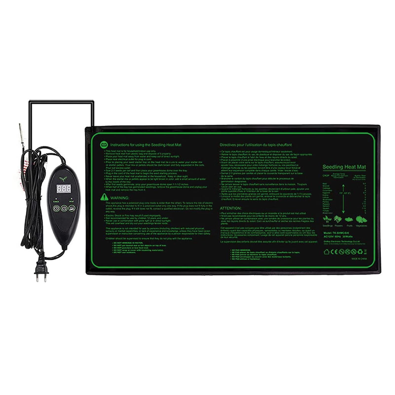 Plant Heating Mat SixSpeed Thermostat Timed Nurturing Heating Mat