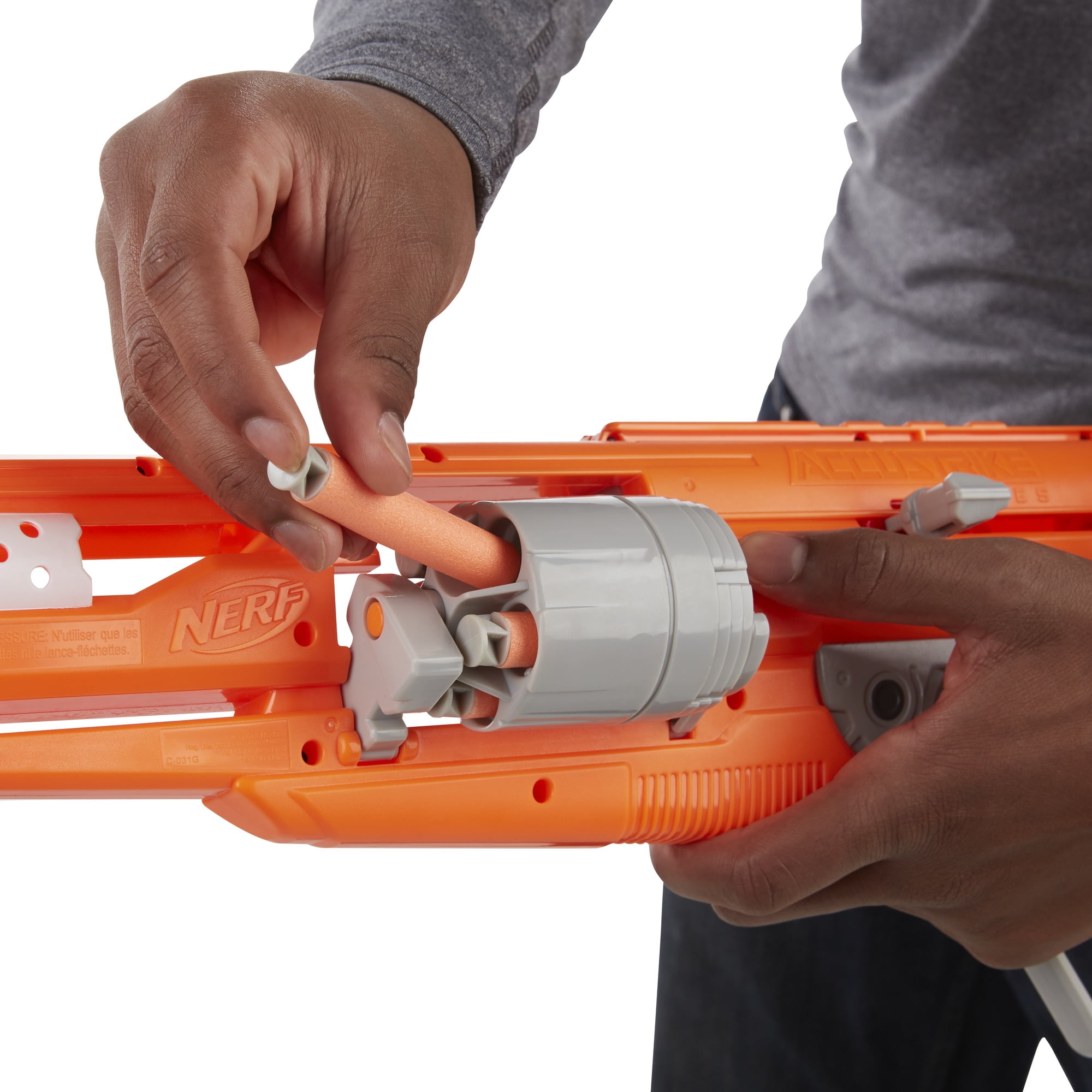 AlphaHawk (NERF N-Strike Elite Accustrike revolver dart sniper