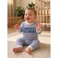 thumbnail image 3 of Lairauiy Toddler Baby Boys Fall Outfit 6 12 18 24 Months 2T 3T Long Sleeve Striped Sweatshirt with Pants Clothes Set, 3 of 3