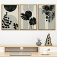 thumbnail image 2 of PixonSign Framed Canvas Print Wall Art Set Geometrid Mid-Century Forest Plant Collage Abstract Shapes Illustrations Modern Art Boho Decorative for Living Room, Bedroom, Office - 24"x36"x3 NATURAL, 2 of 5