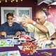 thumbnail image 4 of Juego de mesa de bingo de 48 cartas y ajedrez digital de madera. Juegos de bingo interactivos perfectos para la familia., 4 of 7