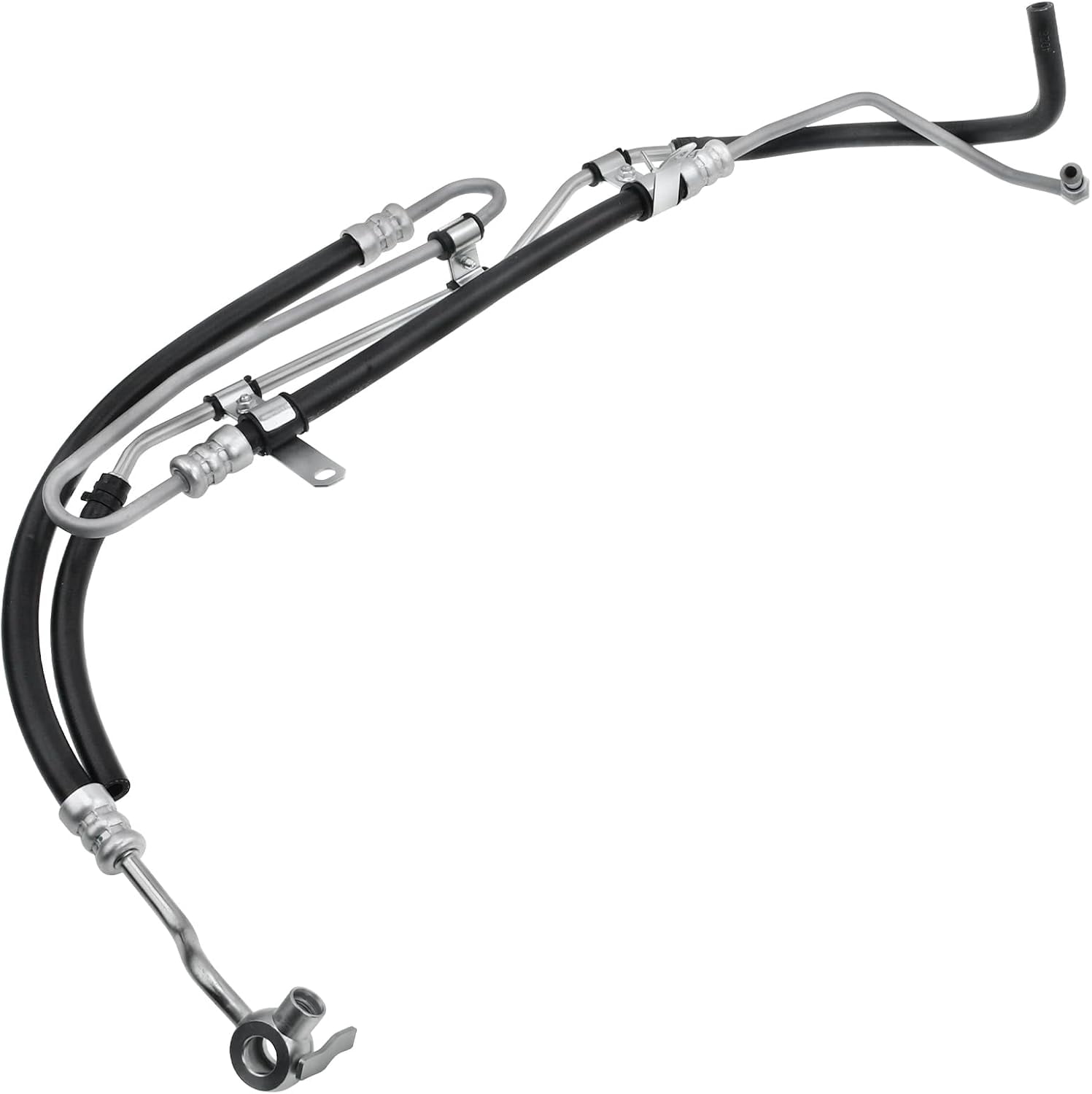 A-Premium Power Steering Pressure & Return Hoses Line Assembly Compatible with Toyota Tundra 2007-2019, 4.6L 5.7L, Rack/Gear's Ports (Inlet and Outlet)