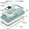 thumbnail image 3 of Military Grade Drop Impact for Samsung Galaxy A53 5G Camera Lens Slide Protection Case 360 Metal Rotating Ring Kickstand Holder Armor Shockproof Case For Samsung Galaxy A53 5G,
Green, 3 of 9