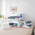 thumbnail image 5 of YST Peacock Comforter Set, Exotic Peafowl Theme, 7-Piece, Queen Size, 5 of 5