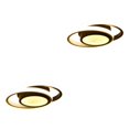 thumbnail image 1 of Lámpara de techo Bearachild LED nórdica 2piezas luz calida 110V, 1 of 1