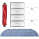 thumbnail image 1 of Kit de accesorios de 11 piezas para aspiradoras S7/S7+/S7 MaxV/S7 MaxV Plus, las piezas de repuesto incluyen 4 filtros HEPA, 2 cepillos laterales, 4 almohadillas para trapeador, 1 cepillo principal, 1 of 6