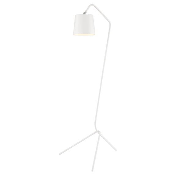 Lite Source Ls-83032 Quana 1 Light 59-1/4" High Floor Lamp - White