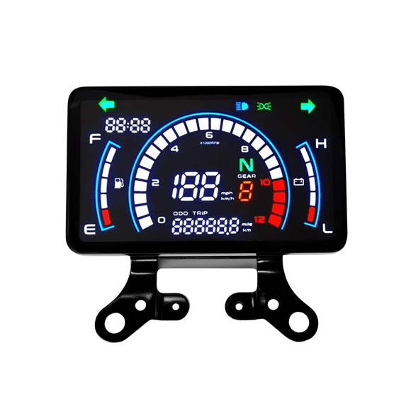 Velocimetro Digital  Tablero Para Moto Vento Ryder 150 Eo Safe Imports Negro
