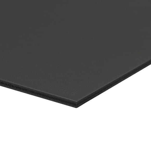 Uxcell 11.81''x7.87''x0.12'' Hoja de tablero de espuma expandida doble cara negra 1 pieza