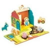 House of Toys Stow & Play Wooden Farm House