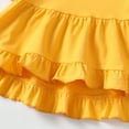 thumbnail image 7 of 18 Months Baby Girls Clothes 24 Months Girls 3PCS Floral Outfits Set Sunflower Print Toddler Girls Short Sleeve Top Pants Set with Headband Yellow, 7 of 7
