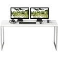 Home Office 48Inch Computer Desk, 24" Deep, White