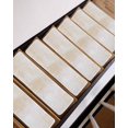 thumbnail image 3 of Beige Stair Treads for Wooden Steps Indoor Runner Rug Carpet, Retro Oil Painting Modern Abstract Art Aesthetics 15 Pieces Peel and Stick Staircase Step Treads Covers Washable Throw Door Mats, 30"x8", 3 of 5