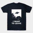 thumbnail image 3 of I Want To Leave T-Shirt Sizes S-5Xl GooGate, 3 of 5