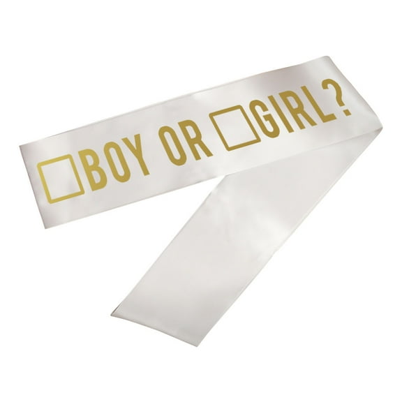 Koyal Wholesale Baby Shower Party Sashes, Gender Reveal