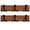 Sapele Mahogany-17 inch with 3 hooks-2, variant on Cherry 17 inch with 3 hooks 1 Wall Mount Coat Rack