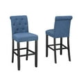 thumbnail image 1 of Tabouret de bar touffeté Soho 29 po , ensemble 2 pièces, Bleu, 1 of 2