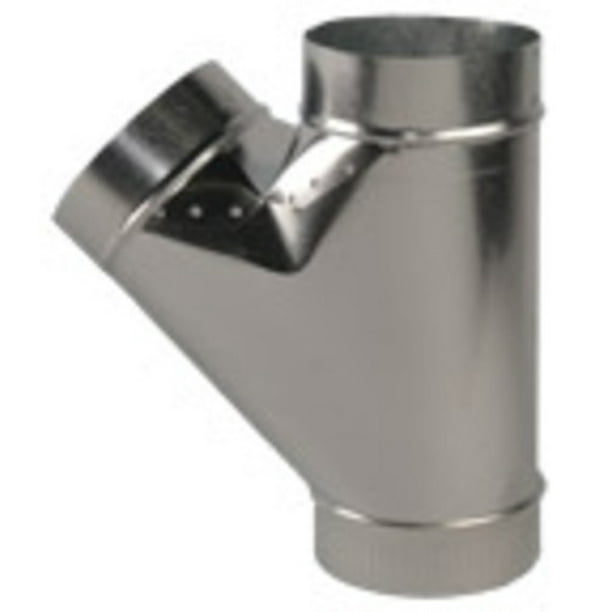 Continental Fan Manufacturing Wye06 6" Round Duct YFitting For Ducted