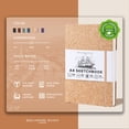 thumbnail image 2 of Beechmore Books A4 Sketchbook – 8.5x11" Premium Vegan Leather Bound Large Sketch Book Hardcover With 156 Thick 160gsm Perforated Ivory Pages, Blank Sketch Pad, Gift Boxed, Back Pocket Ribbon Bookmark, 2 of 7