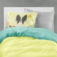 thumbnail image 2 of Carolines Treasures BB6076PILLOWCASE Easter Eggs Papillon Black White Fabric Standard Pillowcase Standard multicolor, 2 of 2