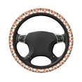 thumbnail image 3 of Daiia Sushi Roll Steering Wheel Cover Auto Steering Wheel Covers Breathable Anti-Slip Steering Wheels Car Interior Decor Accessories for Men Women Universal 15 Inch, 3 of 8