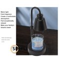 thumbnail image 4 of Calentador eléctrico de lámpara de vela lámpara calentadora de velas de hierro brillo ajustable con bombillas para decoración de dormitorio ANGGREK Otros, 4 of 8