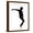 Brown Frame, variant on Art.com Full Length Silhouette Of A Young Man Dancer Dancing Funky Hip Hop R And B Art Print by OSTILL, 12" x 16"