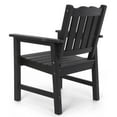 thumbnail image 3 of Stoog Patio Chair Set of 2, Outdoor Garden Chairs with Backrest, Oversized All-Weather Dining Chair Set, 400 lbs Weight Capacity, Black, 3 of 9