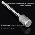 thumbnail image 3 of 100 Piezas de 8 mm de Cabeza Cilíndrica con Rebabas de Diamante para Tallado de Piedra, Juego de Pulido para Rocas de Piedra, Cerámica de Vidrio, para Herramientas Rotativas, 3 of 5