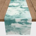 thumbnail image 3 of Creative Products Painted Abstract Teal 16x72 Poly Twill Table Runner, 3 of 3