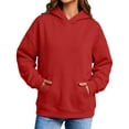thumbnail image 5 of Otntypg Womens Oversized Hoodies Lightweight Casual Fall Hooded Pullover Sweatshirts Trendy Fall Long Sleeve Pullover Hoodie Tops with Pocket, 5 of 7